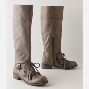 Anthropologie | Lucky Penny Dawn Boots w/Fringed Kiltie & Tassels, Sz 8.5 NWOB